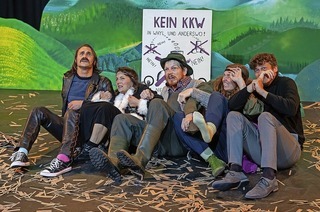 Das Theater Baden Alsace spielt die Zeit-Revue "Dreyeckland" im Lahrer Parktheater