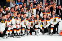 Eishockey: Nach WM-Silber wird die deutsche Nationalmannschaft gefeiert