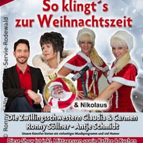 So Klingt`s zur Weihnachtszeit - Claudia & Carmen, Antje Schmidt & Ronny Sllner - BAD LIEBENSTEIN OT MEIMERS - 03.12.2024 12:00