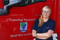 Tiana Gottstein ist die erste hauptamtliche Frau bei der Weiler Feuerwehr
