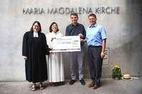 Solarprojekt der Kirchen in Freiburg-Rieselfeld ermglichte Spenden von fast 19.000 Euro