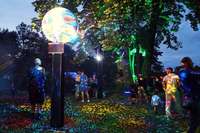 Zahlreiche Besucher feierten beim 49. Lichterfest im Bad Bellinger Kurpark