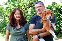 Beagle Tili kehrt nach vier Tagen im Wald nach Kirchzarten zurck