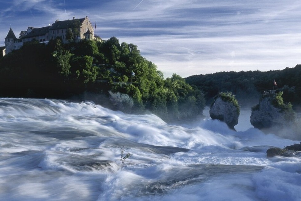 Am Rheinfall lsst es sich gut aushalten bei Hitze - Badische Zeitung TICKET