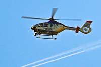 Polizei verfolgt Verdchtige mit Hubschrauber in der Nhe von Breisach