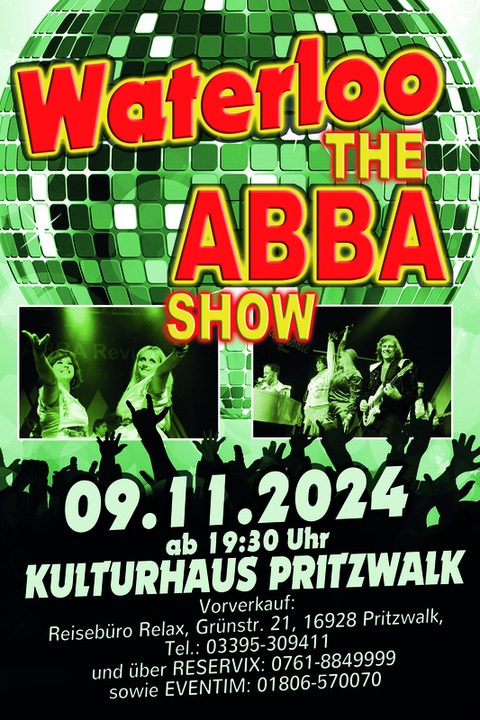 Waterloo - the Abba Show - Die Beste Abba Show nach Abba - Pritzwalk - 09.11.2024 19:30