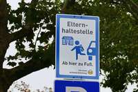 In Umkirch gibt es seit dem Sommer eine "Elternhaltestelle"
