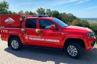 Feuerwehr rettet Gartenhtte in Ihringen vor Flammen