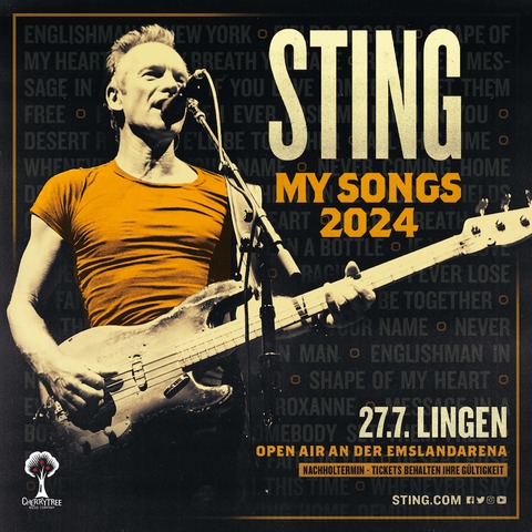 STING - MY SONGS 2024 - Lingen (Ems) - 27.07.2024 20:00