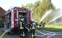 Biederbacher Feuerwehr probt den Ernstfall