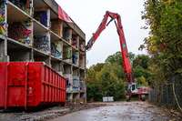 Das Ende einer Bauruine: Hotel am Achernsee steht seit 1997 leer &#8211; jetzt wird es abgerissen