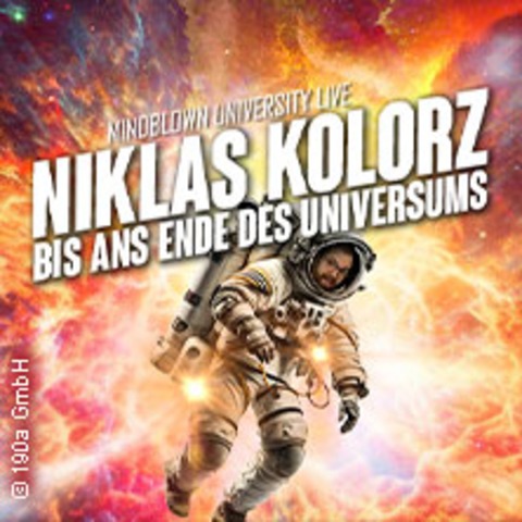 Niklas Kolorz: MINDBLOWN UNIVERSITY Live - Bis ans Ende des Universums - Mnchen - 02.11.2024 20:00