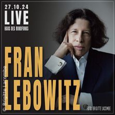 Ein Abend mit Fran Lebowitz - Berlin - 27.10.2024 19:00