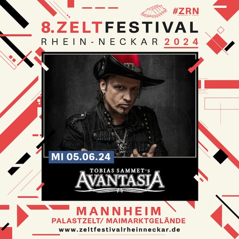 Tobias Sammets AVANTASIA + Support - Mannheim - 05.06.2024 17:45