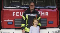 Papa, der Feuerwehrmann