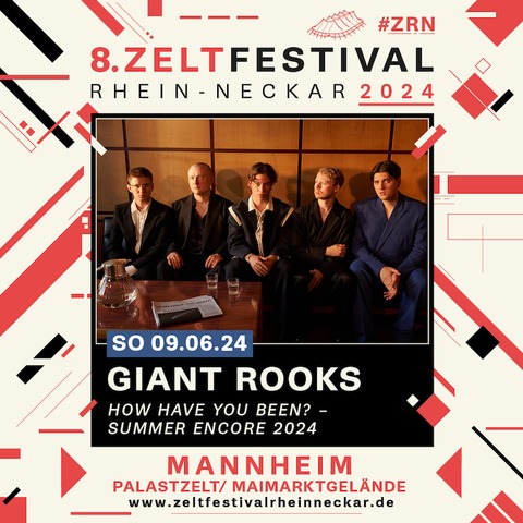 GIANT ROOKS + Support - How have you been? Summer Encore 2024 - Mannheim - 09.06.2024 19:00
