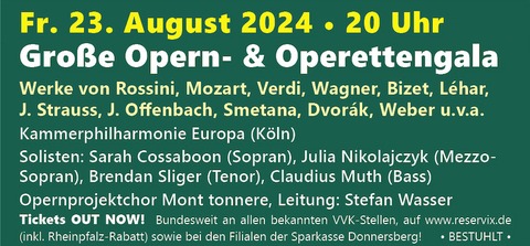 ARENA 2024 - Groe Opern- & Operettengala - Kirchheimbolanden - 23.08.2024 20:00