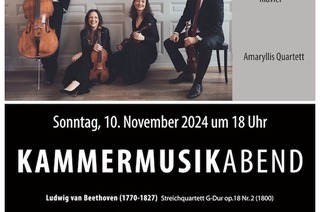 Kammermusikabend - Streichquartett und Klavier