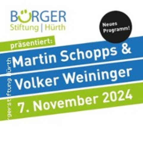 Martin Schopps & Volker Weininger - HRTH-KNAPSACK - 07.11.2024 19:00