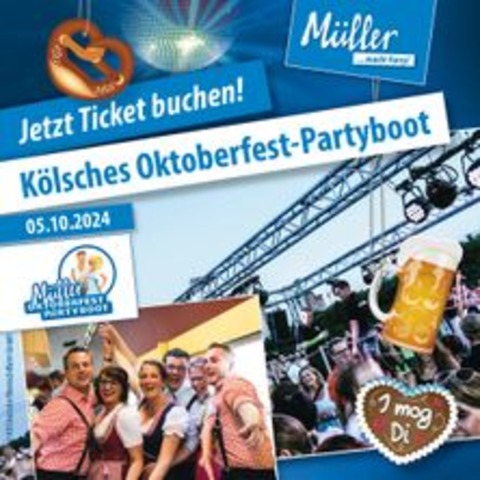 Oktoberfest-Partyboot - KLN - 05.10.2024 18:15