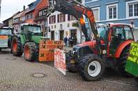 Landwirte-Protest in Elzach: Ohne Steuervorteil nicht mehr konkurrenzfhig
