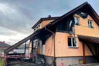 Nach einem Brand in der Silvesternacht ist ein Haus in Hausen im Wiesental unbewohnbar