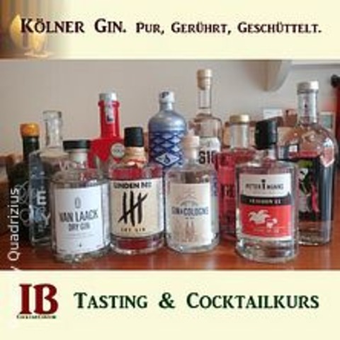 Klner Gin: Gin-Tasting & -Cocktailkurs - KLN - 22.11.2024 18:00