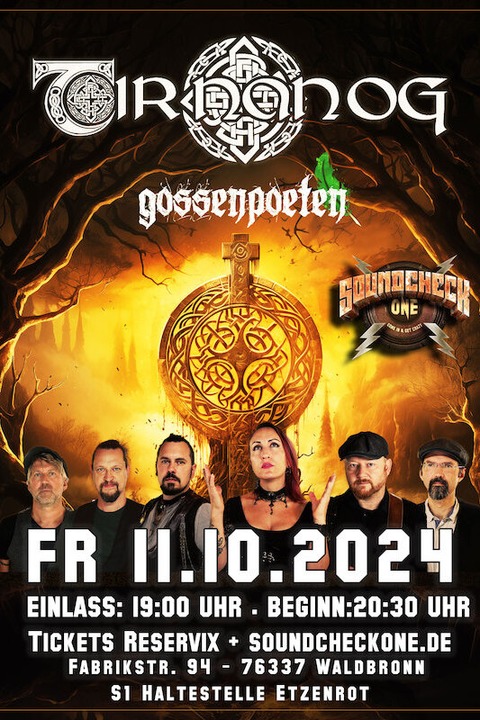 Tir Nan Og + Die Gossenpoeten - Gateway To The Otherworld - Waldbronn - 11.10.2024 19:00