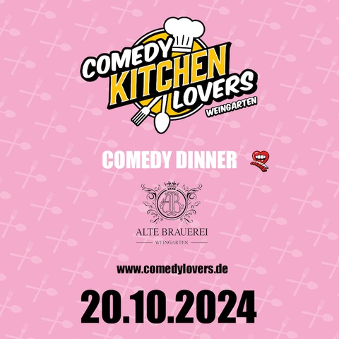 Comedy Dinner - Comedylovers - Weingarten - 20.10.2024 18:30