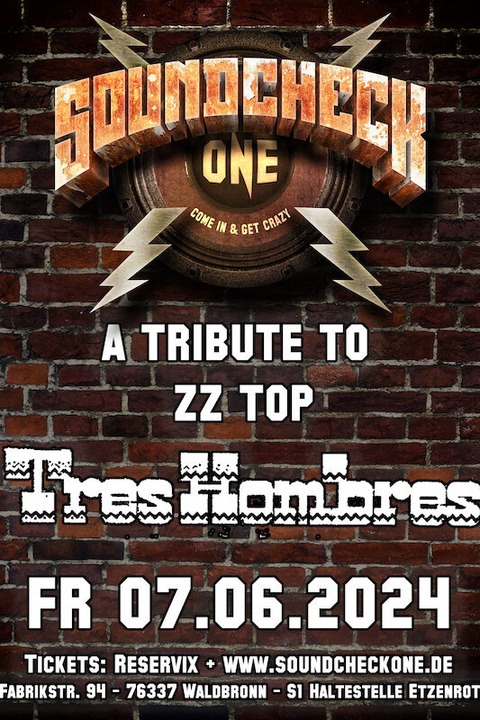 Tres Hombres - A Tribute to ZZ Top - Waldbronn - 07.06.2024 19:00
