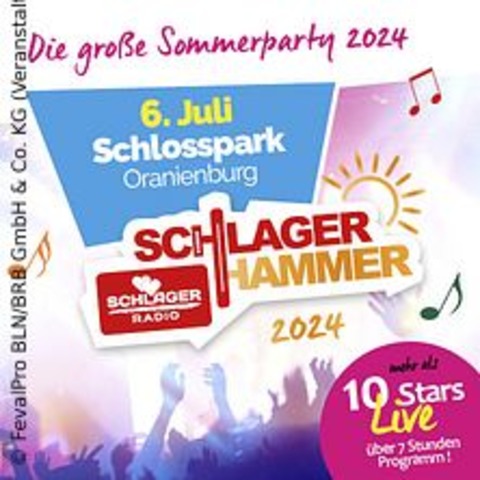 Schlagerhammer 2024 - Oranienburg - 06.07.2024 13:00