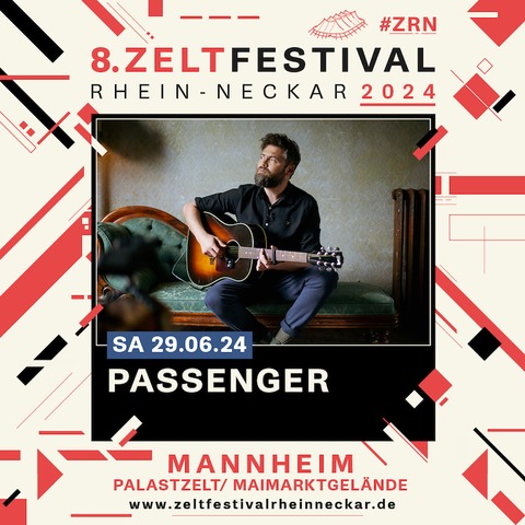PASSENGER + Support - Mannheim - 29.06.2024 19:00