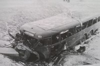 Bei einem Busunglck vor 75 Jahren zwischen Unadingen und Dggingen starben 22 Menschen