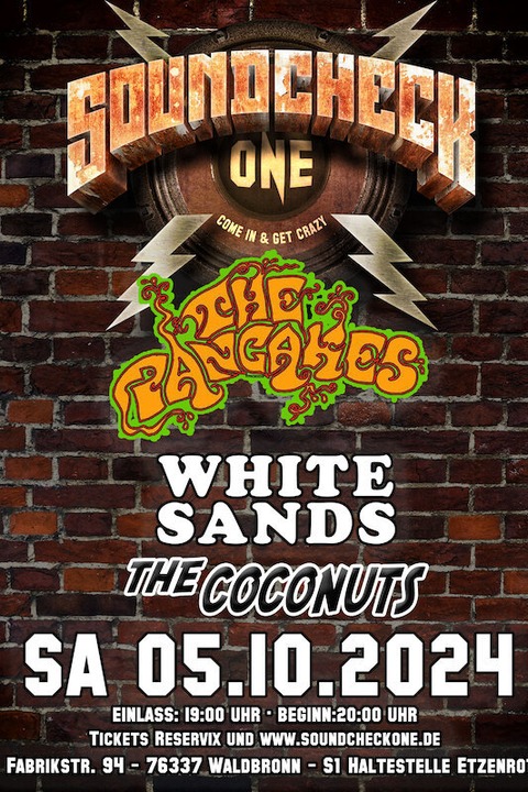 The Pancakes - White Sands - The Coconuts - Waldbronn - 05.10.2024 19:00