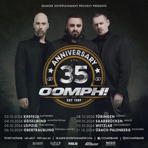 OOHMP! 35 Anniversary - OOHMPH! ....Mutter der Neuen Deutschen Hrte! - Wetzlar - 10.10.2024 20:00