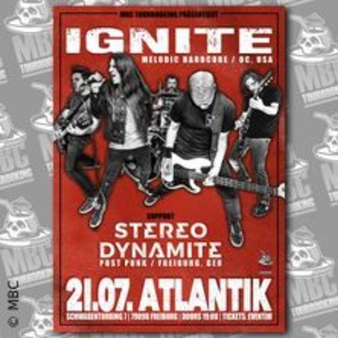 Ignite (HC/USA) + Stereo Dynamite - Freiburg - 21.07.2024 19:00