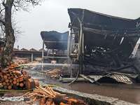 Fotos: Das Sgewerk in Murg-Hnner ist ausgebrannt