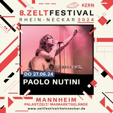 PAOLO NUTINI + Support: Brockhoff - Mannheim - 27.06.2024 18:30
