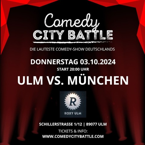 Comedy City Battle - Ulm vs. Mnchen - Ulm - 03.10.2024 20:00