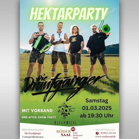 Die Draufgnger HEKTARPARTY hautnah! - Grorhrsdorf - 01.03.2025 19:30