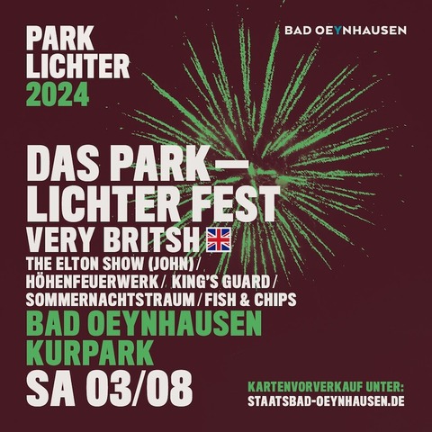 Das Parklichter Fest - Parklichter 2024 - Bad Oeynhausen - 03.08.2024 17:00