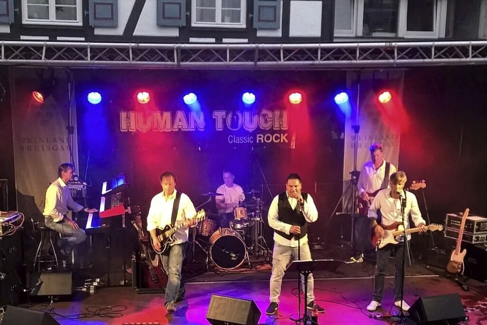 Die Band Human Touch tritt in der Winzerhalle in Emmendingen-Kndringen auf - Badische Zeitung TICKET