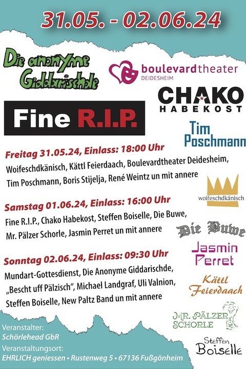 BABBEL DOCH - Festival Ticket - Fugnheim - 31.05.2024 18:00