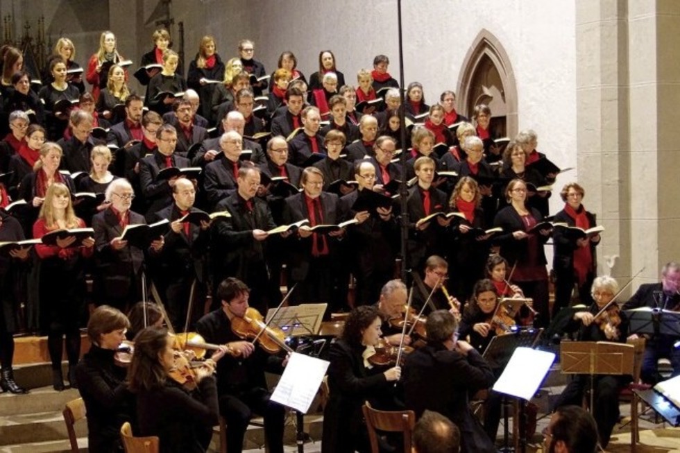 Der Freiburger Martinschor fhrt die Johannes-Passion von Bach in der Freiburger Martinskirche auf. - Badische Zeitung TICKET