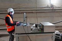 Fraunhofer-Institut aus Freiburg entwickelt Laser-Testmethode fr den Tunnelbau