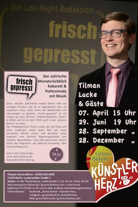 Frisch gepresst - Berlin - 28.12.2024 19:00