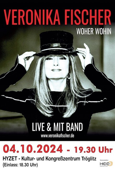 Veronika Fischer & Band - WOHER WOHIN - Elsteraue OT Alttrglitz - 04.10.2024 19:30