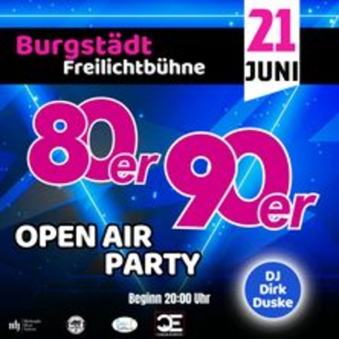 80er/90er Open Air Party Burgstdt - BURGSTDT - 21.06.2024 20:00
