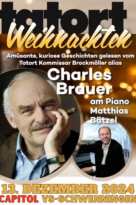 Charles Brauer und Matthias Btzel - TATORT - Weihnachten - Villingen-Schwenningen - 13.12.2024 20:00