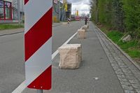 Lastwagen knnen jetzt nicht mehr im Gewerbegebiet in Binzen parken